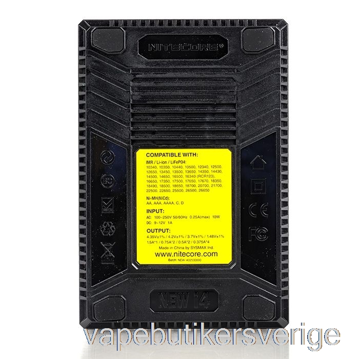 Vape Sverige Nitecore I4 Batteriladdare V2 (4-fack)