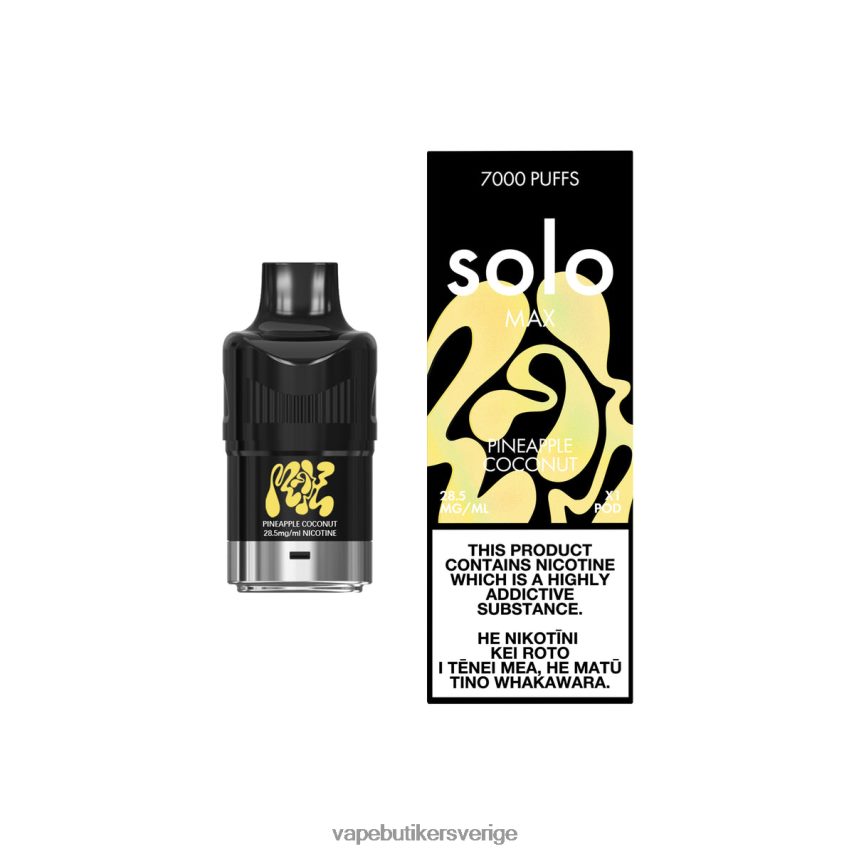 Vape Göteborg - Solo MAX pod ananas kokos DB20T475