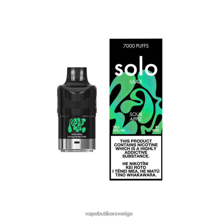 Vape Göteborg - Solo MAX pod syrligt äpple DB20T480