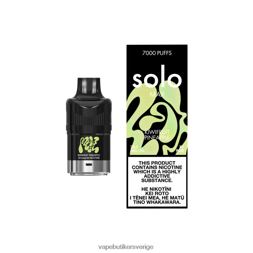 Vape Juice - Solo MAX pod kiwifrukt ananas DB20T487