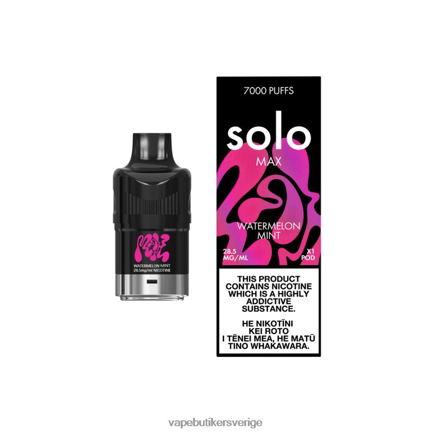 Vape Sverige - Solo MAX pod vattenmelon mynta DB20T486