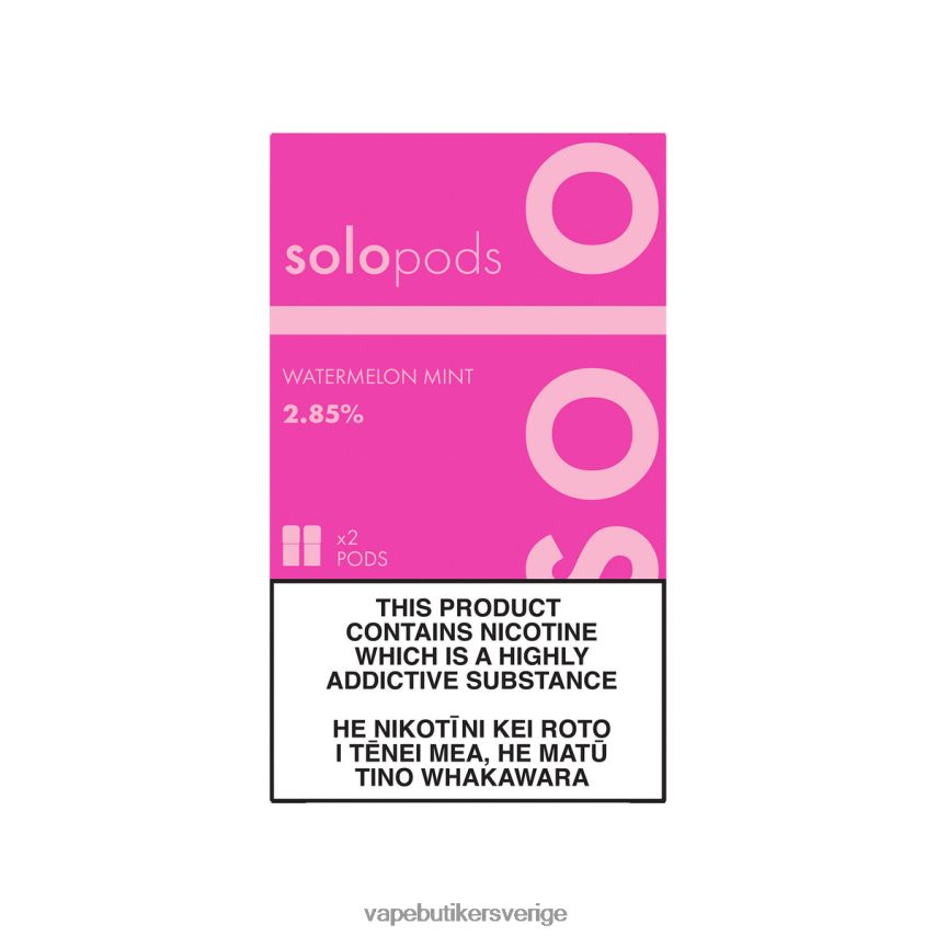 Vape Sverige - Solo ersättningspod 2-pack vattenmelon mynta DB20T461