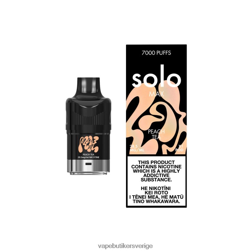 Vape Utan Nikotin - Solo MAX pod persika te DB20T479